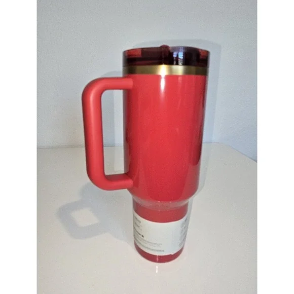 Stanley 40oz Pro Tour Tumbler Holly Berry Gloss Exclusive New - Picture 5 of 15